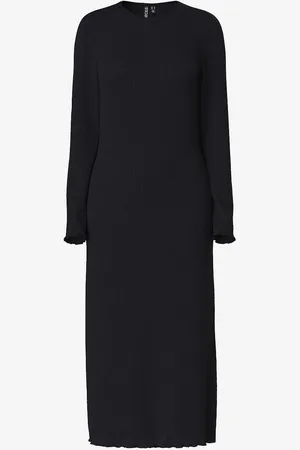 Pieces® Kjole pcFlora LS Midi Dress Noos BC