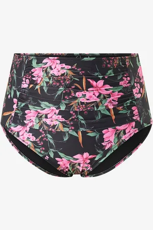 Zizzi Bikiniunderdeler Stella HW Brief Aop