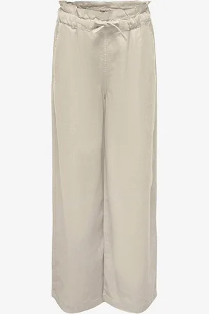 ONLY Bukser kogCaro PB Wide Linen BL Pant Wvn