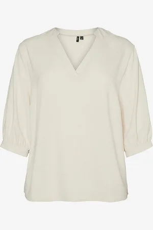 VERO MODA Bluse vmcMye 3/4 Top Wvn Btq GA Cur