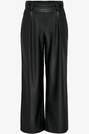 JDY Bukser Soya Geggo PU Pant Jrs Noos