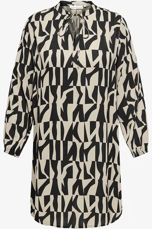ONLY Kjole carDiona Life L/S Blk Dress Aop