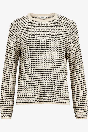 Object Genser objEster L/S Knit Pattern Top