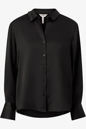 Object Skjorte objSateen LS V-neck Shirt