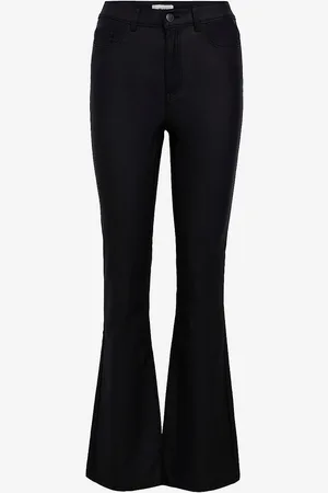 Object Bukser objBelle Coated MW Flared Pant Div