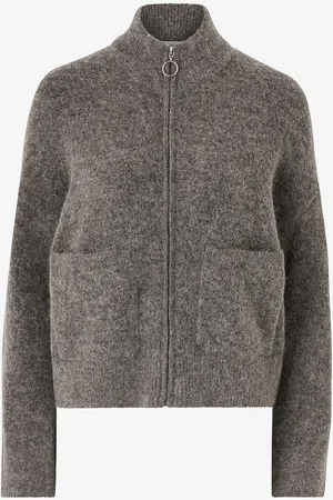 SELECTED Kardigan slfSia Ras LS Knit Zipper Cardigan