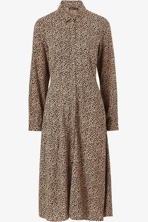 Pieces® Skjortekjole pcNova LS Midi Dress