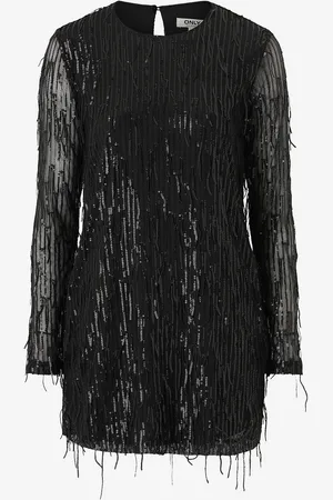 ONLY Kjole onlAnika Spacy LS Short Dress Wvn