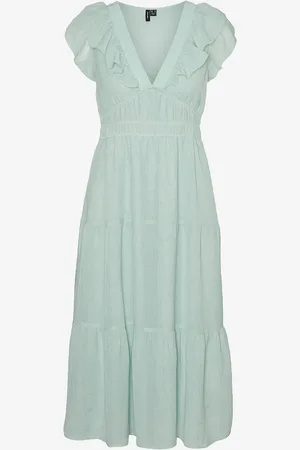VERO MODA Kjole vmEmilie Capsleeve Calf Dress Wvn