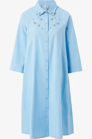 Y.A.S Skjortekjole yasZitta 3/4 Midi Shirt Dress
