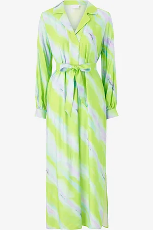 Coster Copenhagen Maxikjole Faded Stripe Print