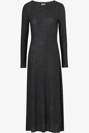 JDY Maxikjole Amalfi L/S Pleat Dress Jrs Exp