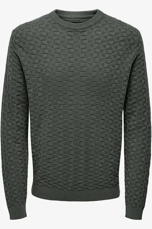Only & Sons Genser onsKalle Reg 12 Struc Crew Knit