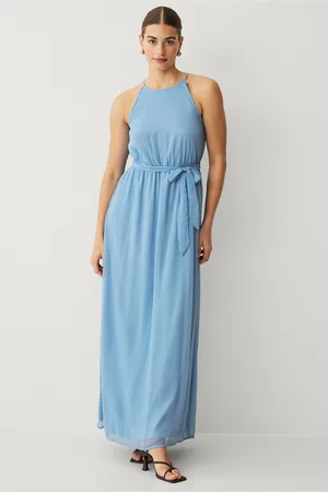 VILA Maxikjole viFalia Belted Long Dress