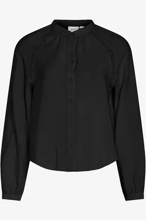VILA Bluse viDogma L/S Lace Top/cur