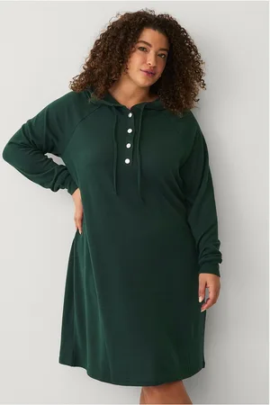 Zizzi Sweatshirt-kjole vLucca L/S Knee Dress