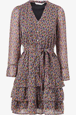 ONLY Kjole onlMila Lurex 7/8 Ruffle Dress