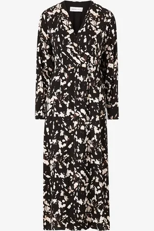 SELECTED Maxikjole slfJustine LS Ankle Wrap Dress