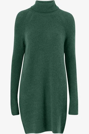 Pieces® Strikketkjole pcEllen LS High Neck Knit Dress
