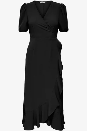 ONLY Omslagskjole onlMette SS Wrap Midi Dress