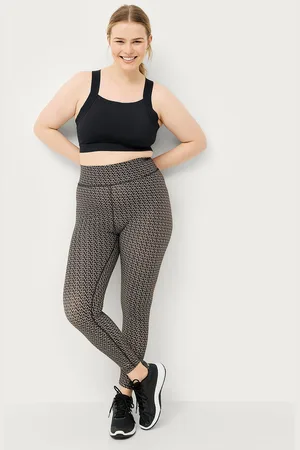 Zizzi Treningstights aDaisy 7/8 Tights Aop