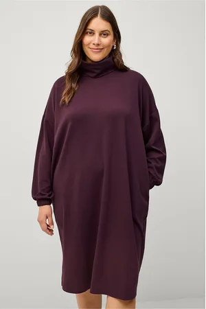 Zizzi Kjole mAlisa L/S Blk Dress