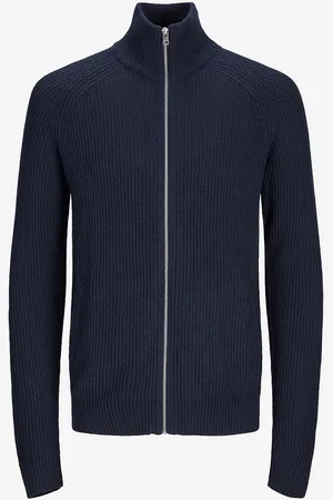 JACK & JONES Kardigan jjPannel Knit Zip Cardigan Aw24