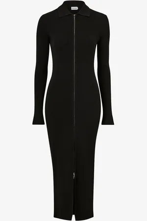Calvin Klein Kjole Iconic Rib Shirt Dress