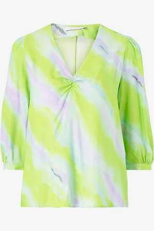 Coster Copenhagen Bluse Faded Stripe Print