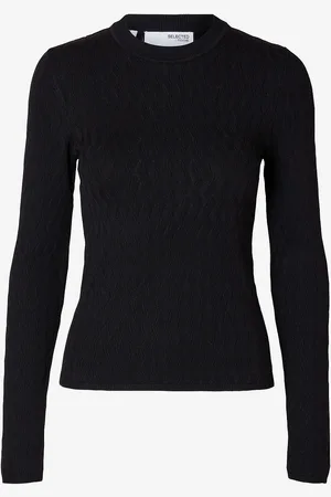SELECTED Topp slfCabala LS Knit O-neck