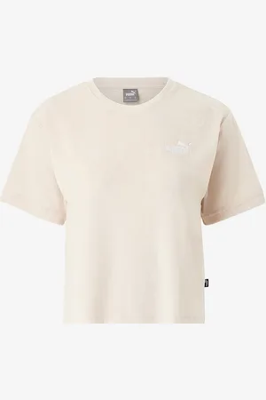 PUMA Topp Ess Elevated Relaxed Cropped Tee