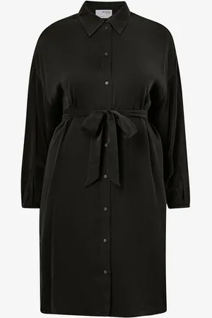 SELECTED Skjortekjole slfIrene-Tonia LS Shirt Dress Curve