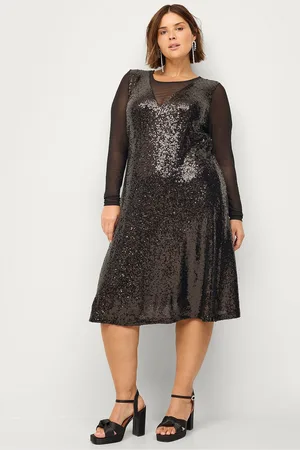 Zizzi Plajettkjole mPali L/S Knee Dress