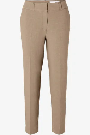 SELECTED Bukser slfRita-ria MW Crop Pant