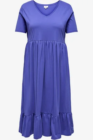ONLY Kjole carMay Life S/S Peplum Calf Dress
