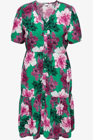 ONLY Kjole carClea Life 2/4 Blk Dress Aop