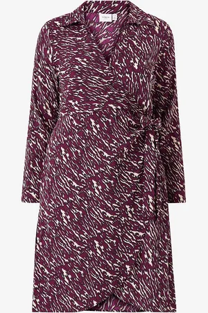 VILA Kjole viMooj L/S Wrap Dress Curve