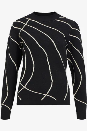 Object Genser objRay L/S Knit Pullover Aop
