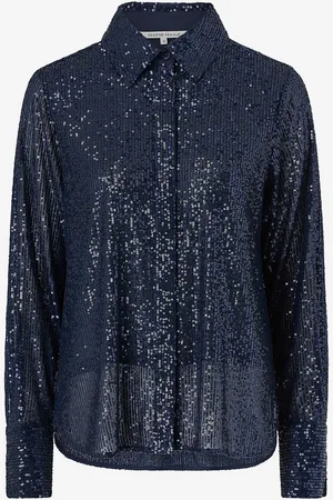 Second Female Paljettskjorte Moonshine Slim Shirt