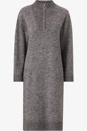 Object Kjole objMinna L/S Zip Knit Dress