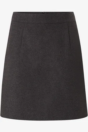 SELECTED Skjørt slfMercy-ula HW Mini Wool Skirt