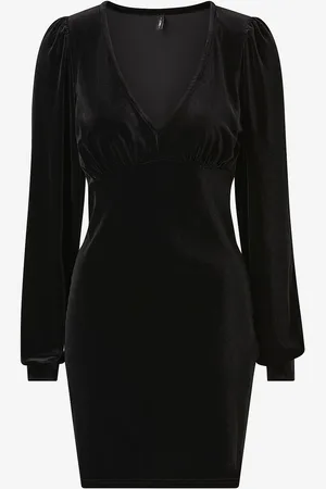 ONLY Velurkjole onlSmooth L/S V-neck Dress