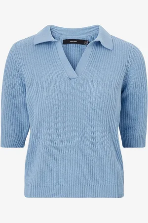 VERO MODA Pullover vmLux 2/4 Polo Pullover GA