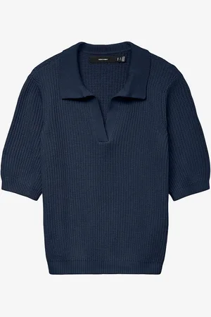 VERO MODA Pullover vmLux 2/4 Polo Pullover GA