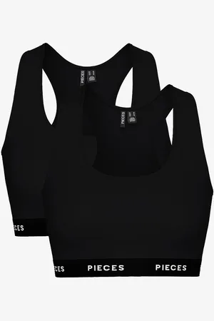 Pieces® Bh-topp pcLogo Lady Top 2-pakning