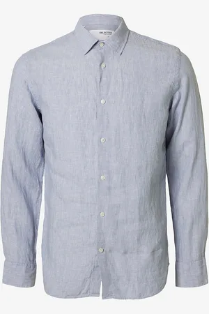 SELECTED Skjorte slhRegkylian-linen Shirt LS Classic