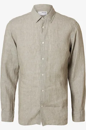 SELECTED Skjorte slhRegkylian-linen Shirt LS Classic