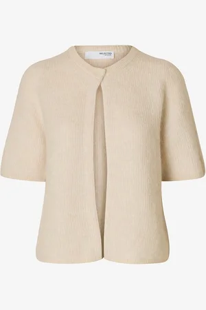 SELECTED Kardigan slfSia Ras 2/4 Rib Knit NO