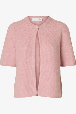 SELECTED Kardigan slfSia Ras 2/4 Rib Knit NO