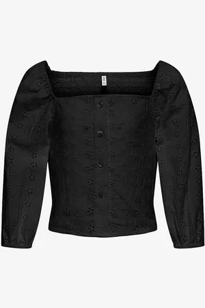 ONLY Bluse kogPilea 3/4 Emb Anglaise Shirt